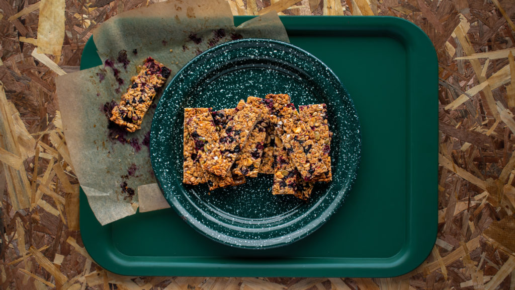 Huckleberry Granola Bars