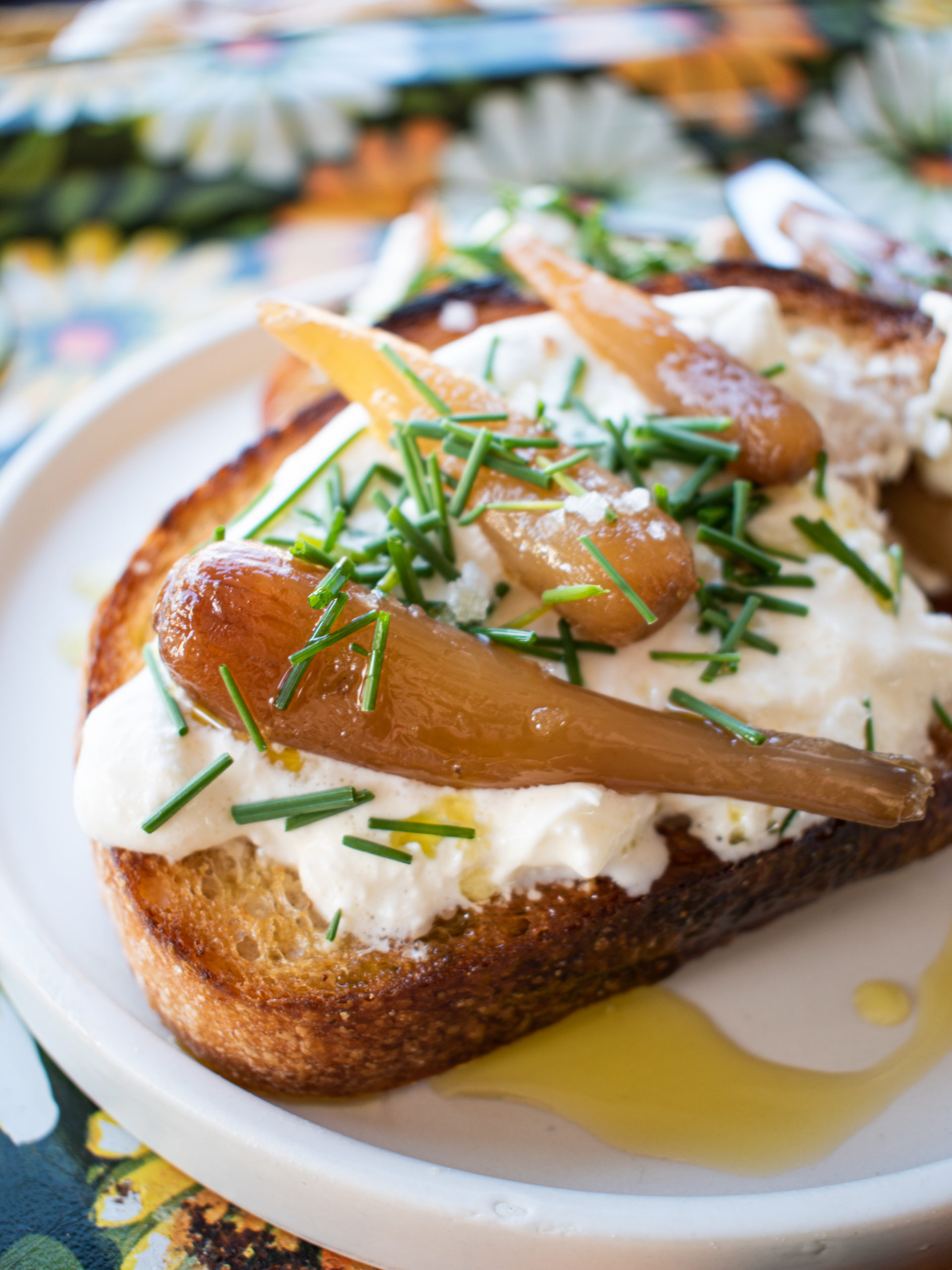 Ramps & Burrata Toast Foraged