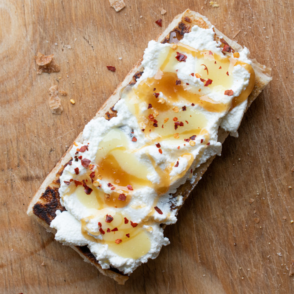 Mayapple Ricotta Toast