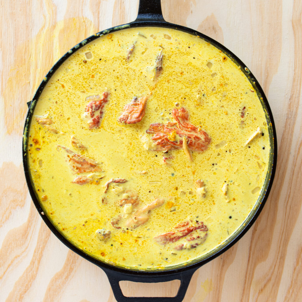 Chicken of the Woods Coconut Curry