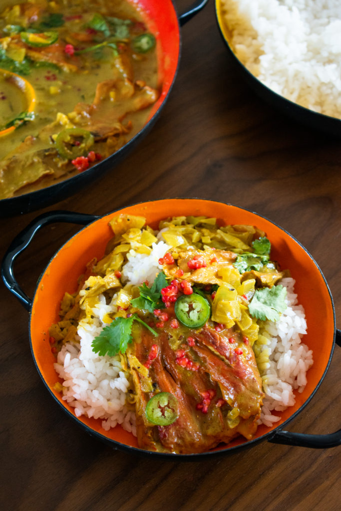 Chicken of the Woods Coconut Curry