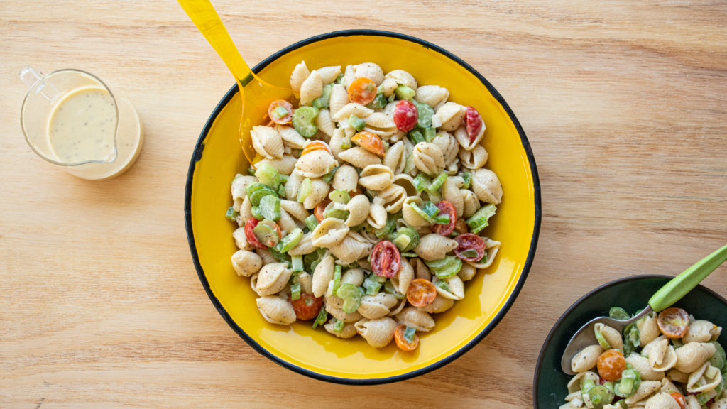 Pawpaw Pasta Salad