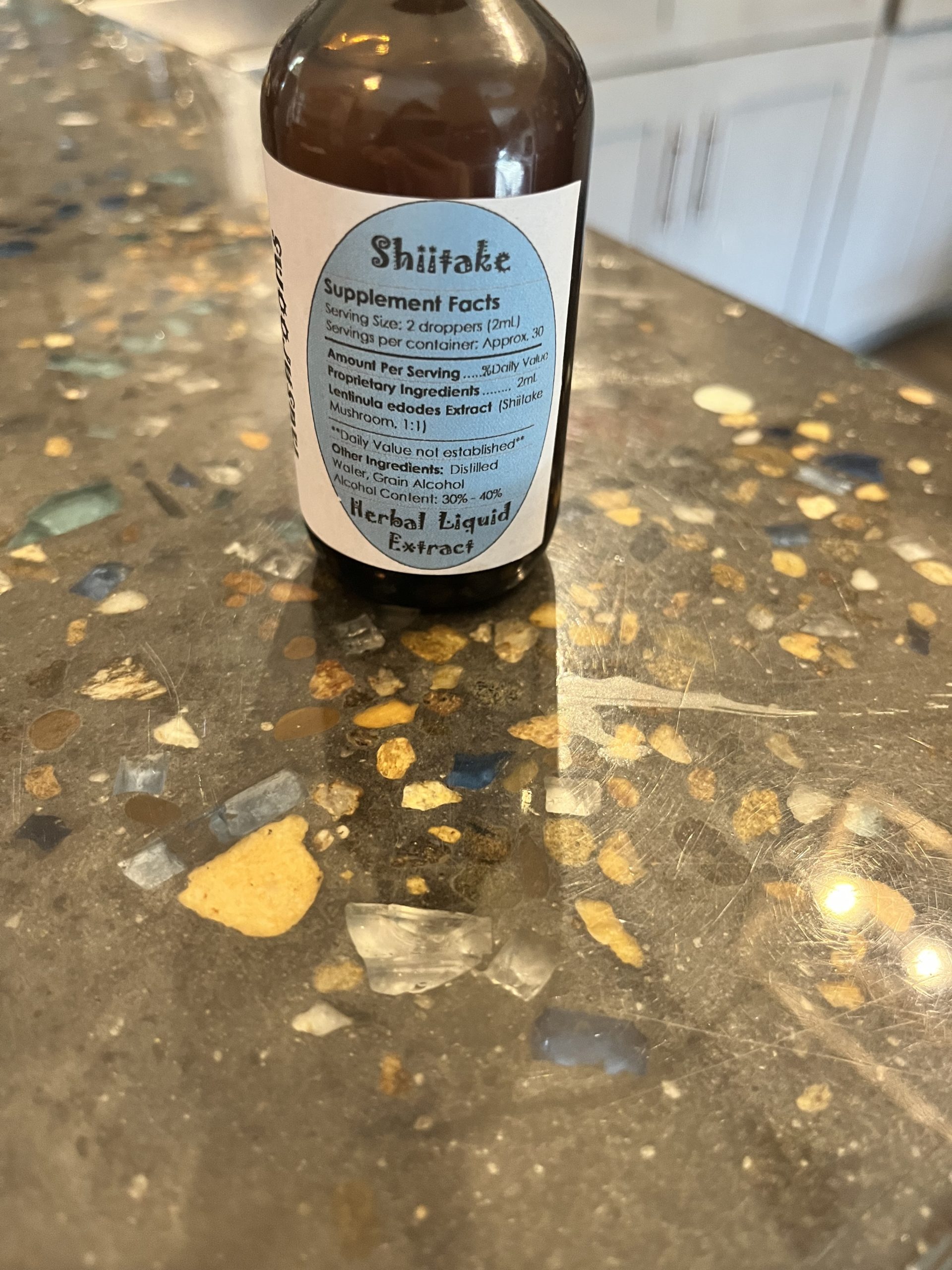 Shiitake Tincture Foraged
